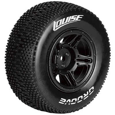 Louise RC Sc-Groove 1/10 Short Course Tires, Soft, 12, 14 & 17Mm Removable