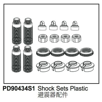 Shock Plastic Sets Kaiser XS