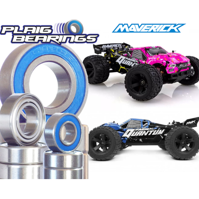 Maverick Quantum XT / XT Flux 1/10 Complete Bearing Kits – All Options