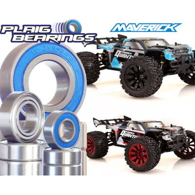 Maverick Quantum+ XT Flux 1/10 Complete Bearing Kits – All Options