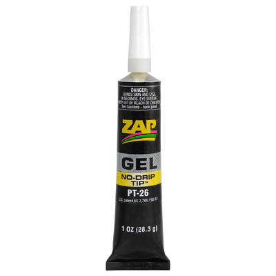 ZAP PT-26 1 O. ZAP GEL CA NO DRIP-SUCK BACK TUBE