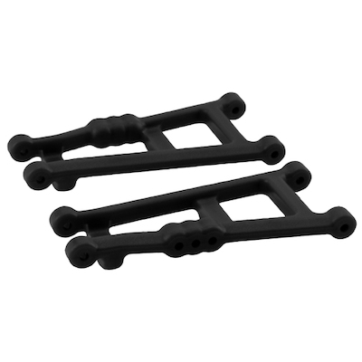 RPM Rear A-Arms - Black - Stampede, Rustler