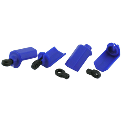 RPM Shock Shaft Guards - Blue - 1/10 Scale Shocks