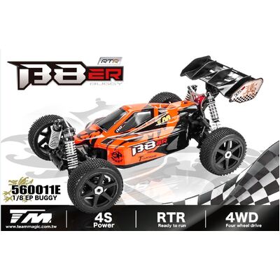 B8ER 1/8th Electric Buggy RTR Orange