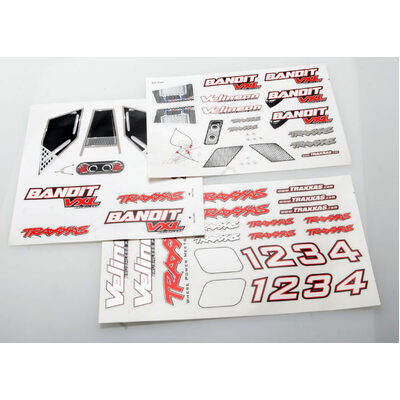 Traxxas Decal Sheets, Bandit VXL