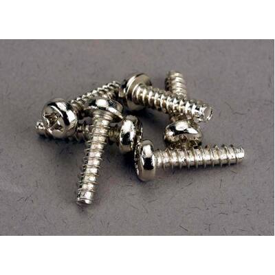 Traxxas Screws, 3x12mm Roundhead Self-Tapping (6)