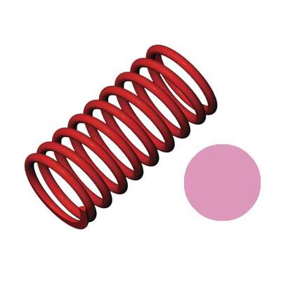 Traxxas Spring, Shock (Red) (GTR) (5.4 Rate Pink) (1 Pair)