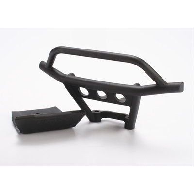 Traxxas Bumper, Front/ Skidplate, Front (Black)