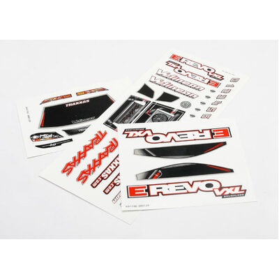 Traxxas Decal Sheets, 1/16 E-Revo VXL