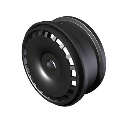 Venom Rally 1/8 Off Road Wheels-Blk 2Pcs