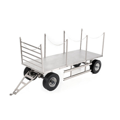 4 Wheel Steel Stake Trailer