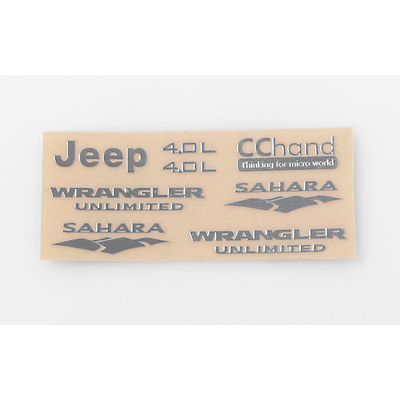 Metal Emblems for Axial SCX10 Jeep Wrangler