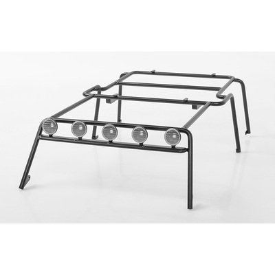 Metal Rolling Rack for Axial SCX10 Wrangler w/ Lights