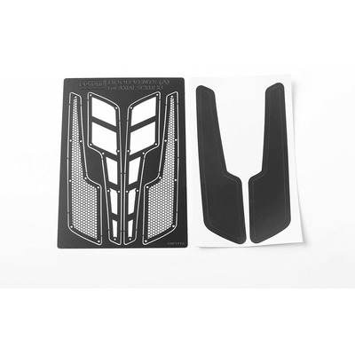 Metal Hood Vents for Axial SCX10 XJ (Black Style A)