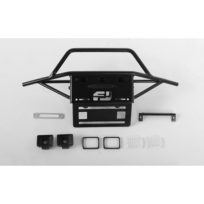 Metal Front Winch Bumper for HPI Venture FJ Cruiser W/Lights