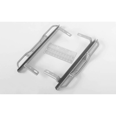 Ranch Side Step Sliders for Traxxas TRX-4 '79 Bronco Ranger XLT (Silver)