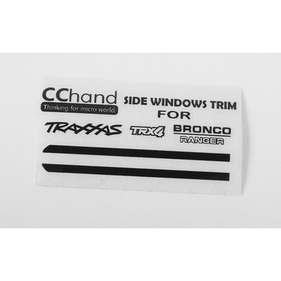 Front Side Window Trim for Traxxas TRX-4 '79 Bronco Ranger XLT