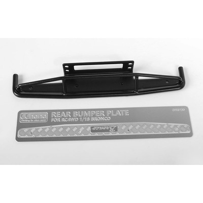 Steel Rear Bumper for 1/18 Gelande II RTR W/BlackJack Body (Black)