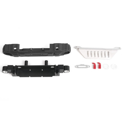 OEM Narrow Front Winch Bumper w/ Steering Guard for Axial 1/10 SCX10 III Jeep (Gladiator/Wrangler)