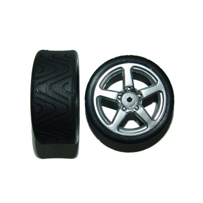 GV VX3692PSGA3 VX RT TYRE (S-N+PVC) &  WHEEL SILVER + FOAM