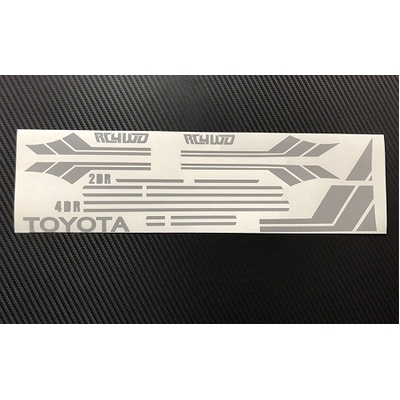 RC4WD Clean Stripes for Mojave II 2/4 Door Decal Sheet (Grey)