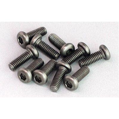 Titanium Hex Socket Screws M3x8mm (10)