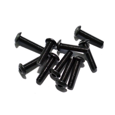 Steel Button Head Cap Screws M3 x 12mm (10)