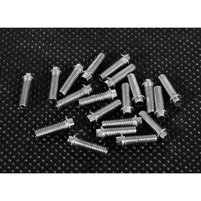 RC4WD Miniature Scale Hex Bolts (M3x10mm) (Silver)