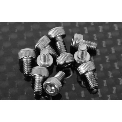 Socket Head Cap Screws M2.5 x 4mm (10) (Silver)