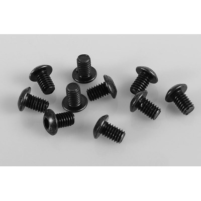 Steel Button Head Cap Screws M4 x 6mm (10)