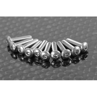 Button Head Cap Screws M2.5 x 10mm (10)