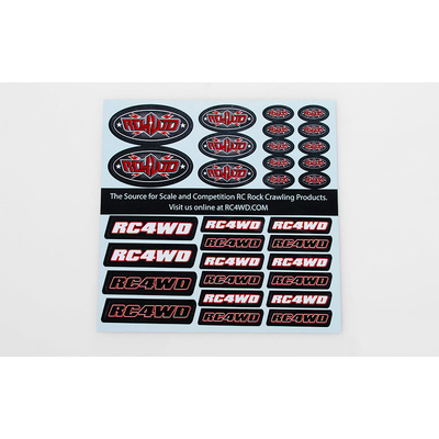 RC4WD Small Decal Sheet