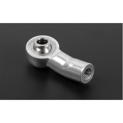 M3 Bent Aluminum Axial Style Rod End (Silver) (10)