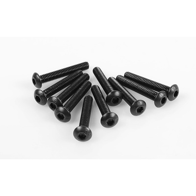 Steel Button Head Cap Screws M4 X 25mm (10)