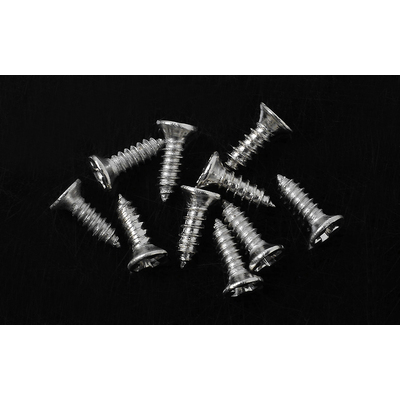 Flat Head Self Tapping Screw 1.6 X 6mm (Silver)