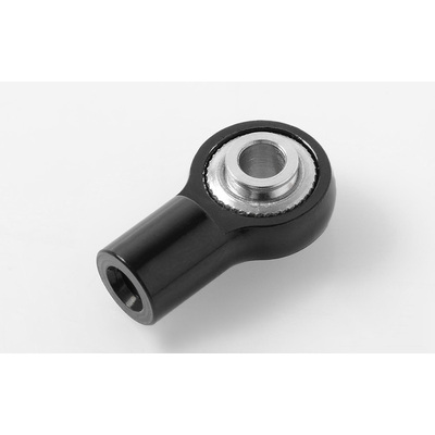 M3 Short Straight Aluminum Rod Ends (Black) (10)