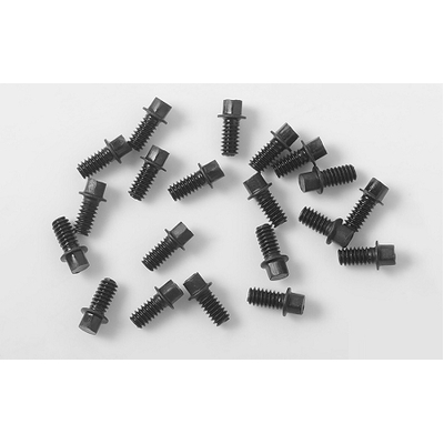 RC4WD Miniature Scale Hex Bolts (M2 x 4mm) (Black)