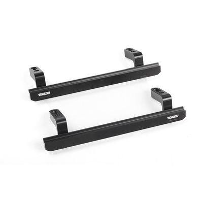 Tough Armor Slim-Line CNC Sliders for Traxxas TRX-4 (Black)