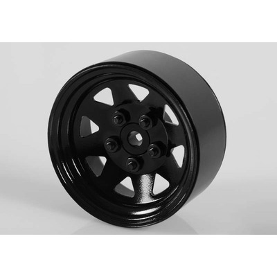 5 Lug Wagon 1.9" Steel Stamped Beadlock Wheels (Black)