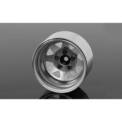 5 Lug Deep Dish Wagon 1.9" Steel Stamped Beadlock Wheels (Plain)