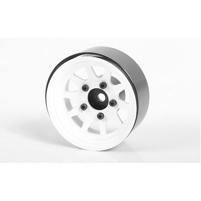 OEM Stamped Steel 1.55" Beadlock Wheels (White)