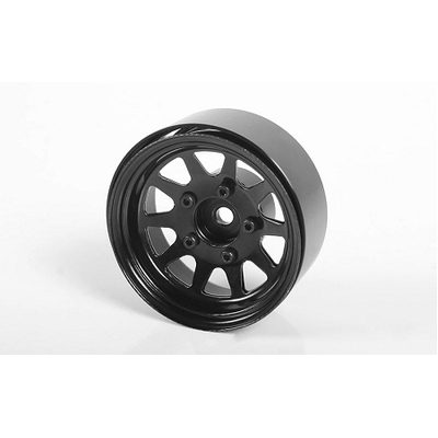 OEM Stamped Steel 1.55" Beadlock Wheels (Black)