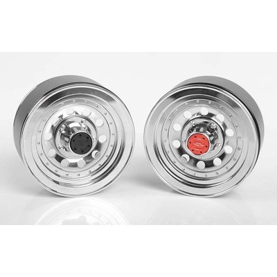 Classic 10-Hole Chrome 1.9" Beadlock Wheels