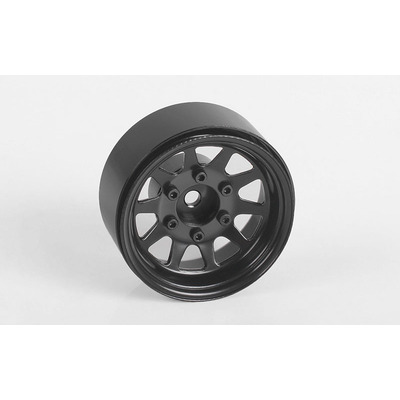 OEM 6-Lug Stamped Steel 1.55" Beadlock Wheels (Black)